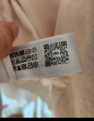 Chaquetón Zara Beige Talla XS