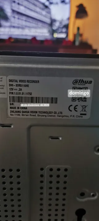 Grabador Dahua XVR5116HE