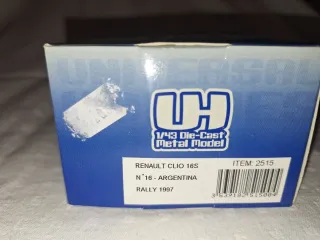 Renault Clio 16S Rally Argentina 1997 UH 1:43