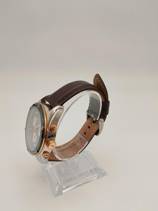 RELOJ DE PULSERA SANDOZ 81511-309/500 CORREA CUERO CON DOCUMENTACION