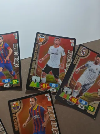 6 Cromos Adrenalyn 13-14 Supercracks