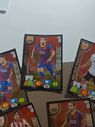 6 Cromos Adrenalyn 13-14 Supercracks