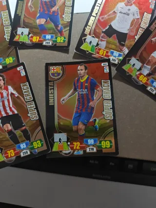 6 Cromos Adrenalyn 13-14 Supercracks