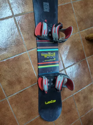 Tabla Snowboard Wed'ze FR1 con fijaciones