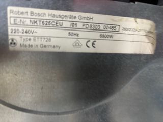 Placa vitrocerámica Bosch