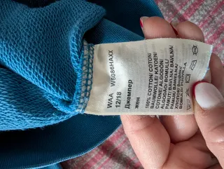 Maglia Wrangler blu con scritta bianca XS