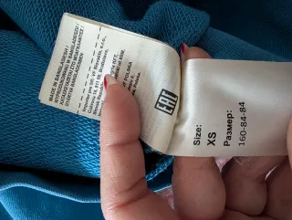 Maglia Wrangler blu con scritta bianca XS