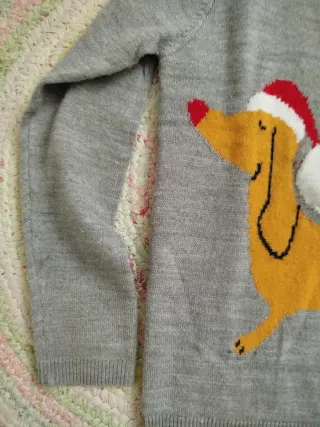 Jersey Navideño Perro Talla 5-6