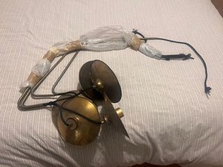 Lámparas de pared antiguas metálicas