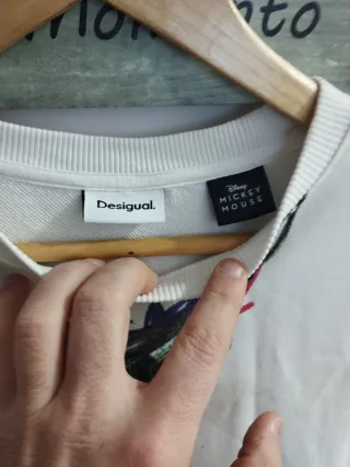 Sudadera Desigual Mickey Mouse Disney Talla M