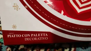 Piatto torta con palettina decorato