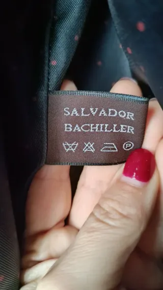 Gabardina Piel Negra Salvador Bachiller