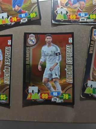 5 Cromos Adrenalyn 13-14 Edición Limitada