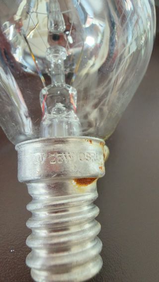 Lote 5 Lâmpadas Vintage Filamento 25W Osram