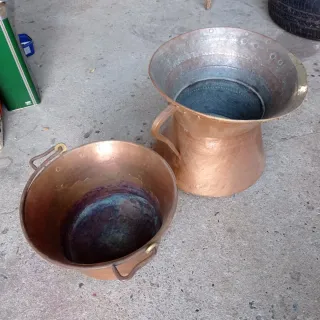 Vasi in rame per abbellimento locali