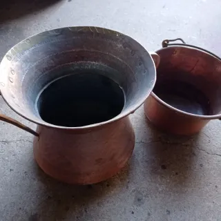 Vasi in rame per abbellimento locali