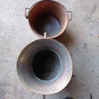 Vasi in rame per abbellimento locali