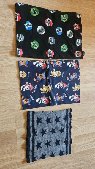 3 Sciarpe Infantili