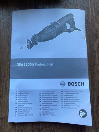 Sierra sable Bosch GSA 1100 E Profesional