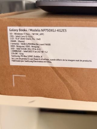 Samsung Galaxy Book NP750XGJ-KG2ES NUOVO