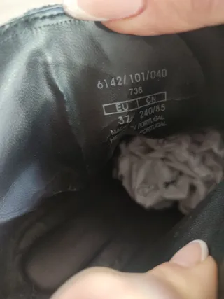 Botines Zara Piel Serpiente Tacón