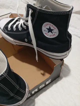 Converse All Star Negras Talla 38.5