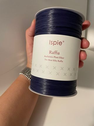 2 rotoli rafia ISPIE colore Navy