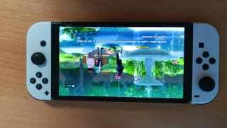 Nintendo Switch OLED Blanca + Mando Tom Nook