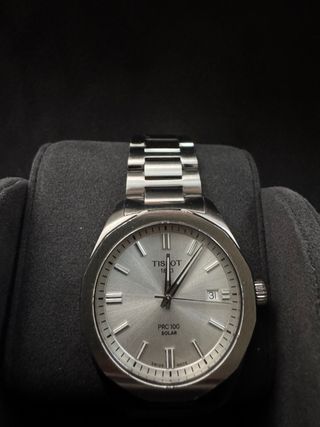 Reloj Tissot PRC 100 Solar Plata