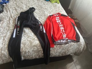 Conjunto Ropa Ciclismo Hombre Tallas M-L