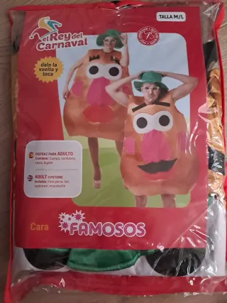 Disfraz Mr. Potato El Rey del Carnaval Talla M/L
