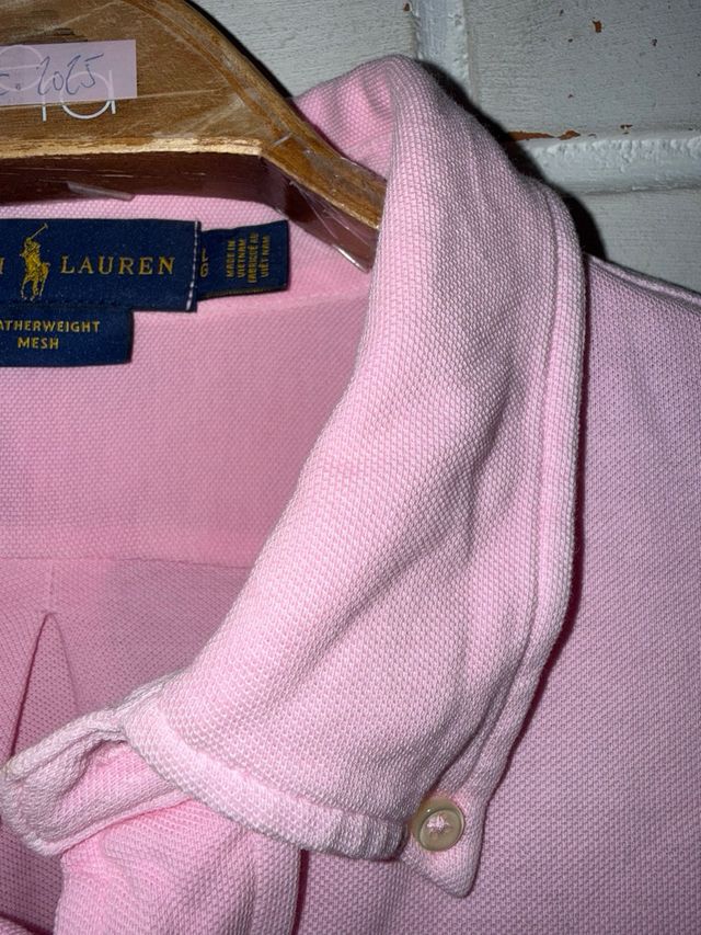 Camisa manga larga rosa RALPH LAUREN talla L