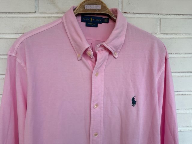 Camisa manga larga rosa RALPH LAUREN talla L