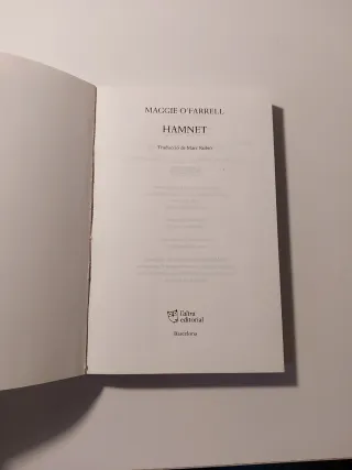 Hamnet (Catalan Edition)