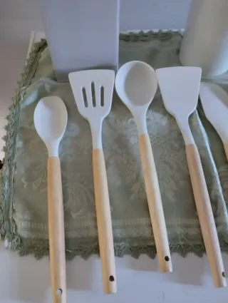 Set Utensili Cucina Silicone 12 Pezzi