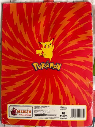 Álbum Cromos Pokémon Completo 1999 Merlin