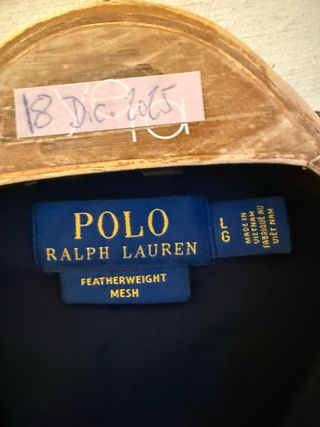 Camisa manga larga negra RALPH LAUREN talla L