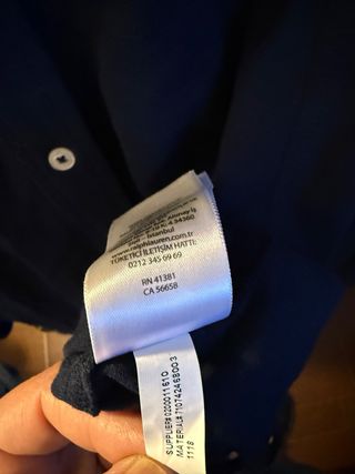 Camisa manga larga negra RALPH LAUREN talla L