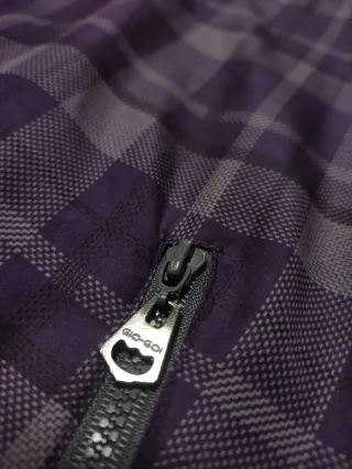 Chaqueta cortavientos Gio Goi morada/gris Talla L