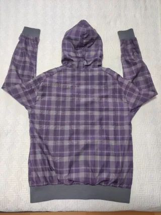 Chaqueta cortavientos Gio Goi morada/gris Talla L