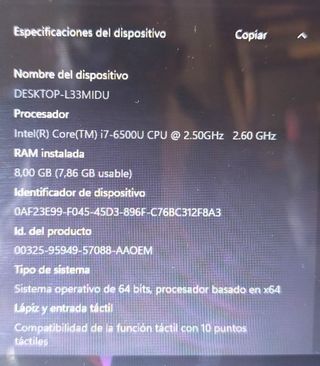 Portátil Lenovo Yoga 510 Táctil i7 SSD