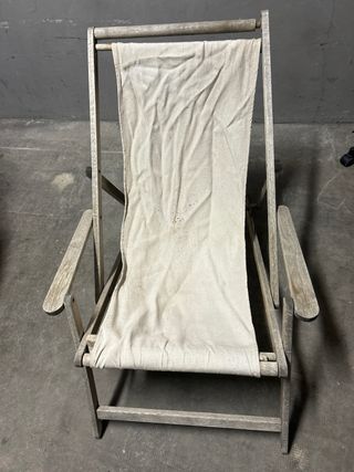 Tumbona de madera Ikea para renovar