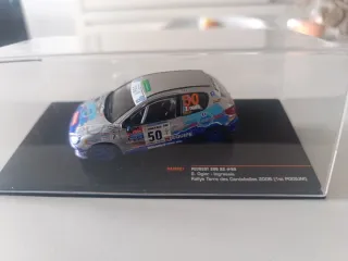 Maqueta Coche Rally Peugeot 206 XS 1/43 marca Ixo