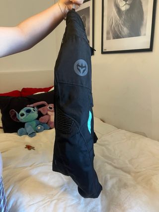 Chaqueta de moto negra