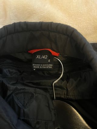 Chaqueta de moto negra