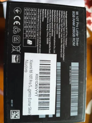 Xiaomi Mi 10T Pro Lunar Silver