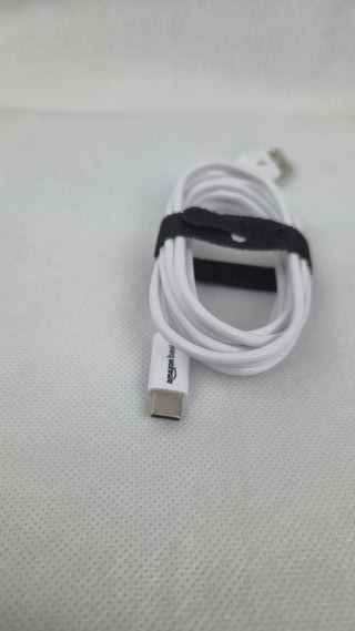 Cable USB-C a USB-C 1.8m Amazon Basics Blanco