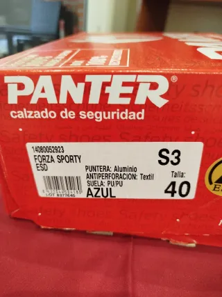 Zapatos de seguridad Panter Talla 40