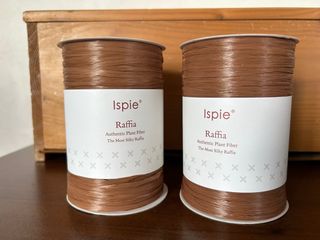 2 rotoli rafia ISPIE. Colore Timber