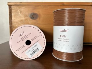 2 rotoli rafia ISPIE. Colore Timber